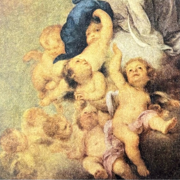 Bartolomé Esteban Murillo The Immaculate Conception Vintage Fine Art Print 30’s - Picture 5 of 7